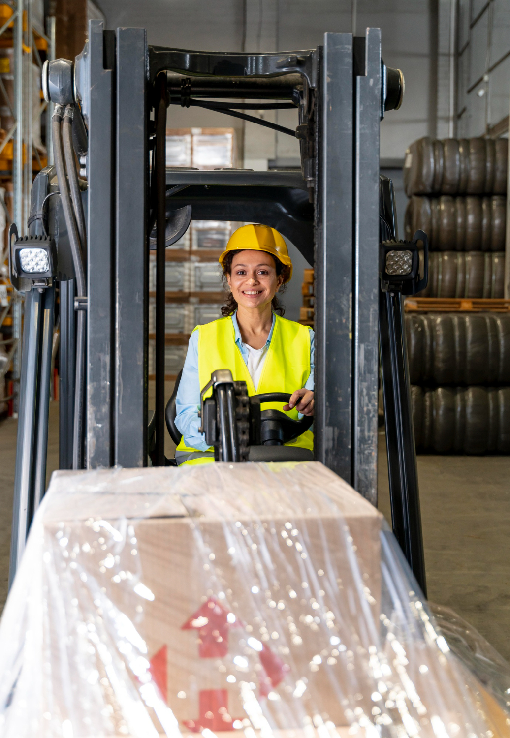Construction shipping services from USL for heavy equipment and job site delivery