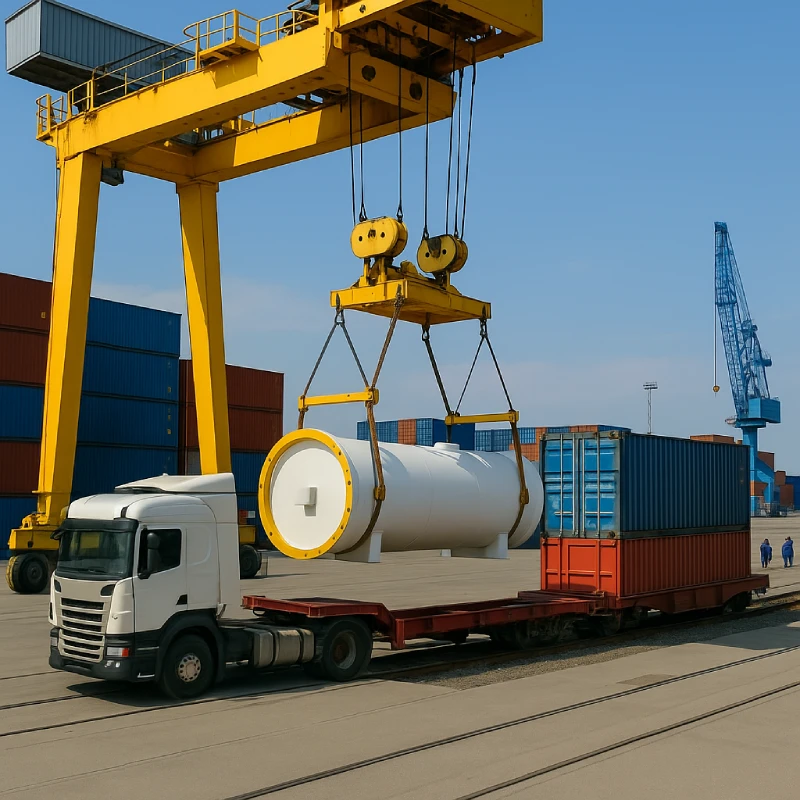 Multimodal transportation services provided by USL at a transfer point between modes