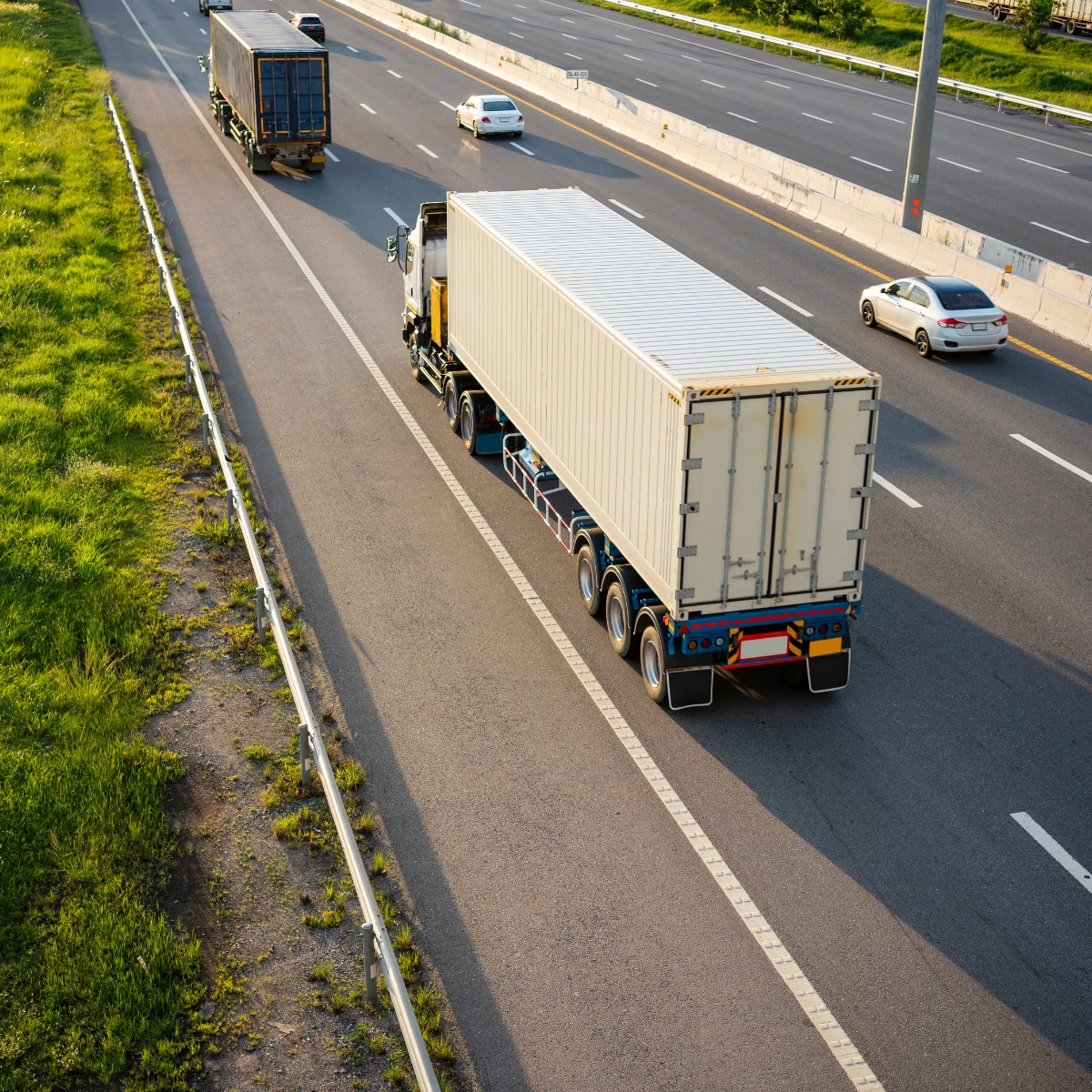 Land transport trucking network operated by USL